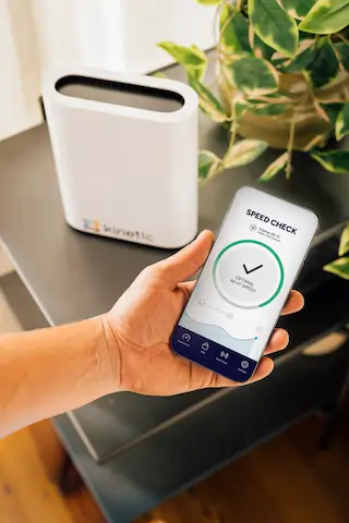 Kinetic Fiber Internet Speed Check